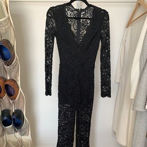 Bebe lace jumpsuit